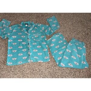 Joe Boxer Women's Teal Koala 2pc pajama set size‎ Large